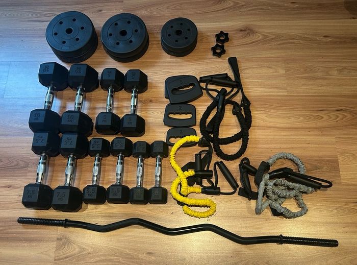 techno gym weights and bench