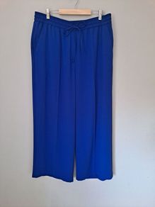 New Marks & Spencer blue trousers size UK 18 S