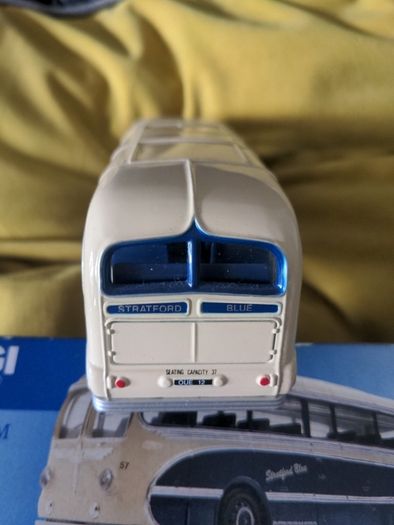 Corgi Burlingham Seagull Stratford Blue Diecast Coach