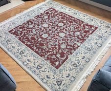 Rugvista Nain Florentine Rug - Dark red 200x200
