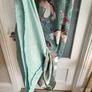 FOREVER UNIQUE green birds wide leg bardot jumpsuit Sz 12 - Rrp 249 (New) Image 9