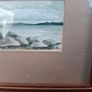 Nice pair of Vintage (1984) framed Minature Watercolour Paintings signed be the Artist Image 6