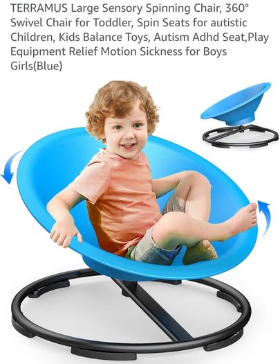 Sensory Spin Chair Orange