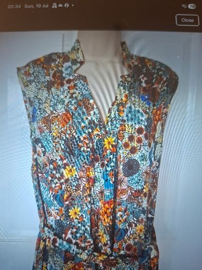 Avoca Ireland Botantical Shift Dress Size S