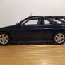 Ford Escort RS Cosworth 1992 Dark Blue Metallic RHD 1/18 New in Box Image 2