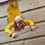 RARE Vintage  Collectible VERONESE 1997  Clown on a Glider Mobile Image 2