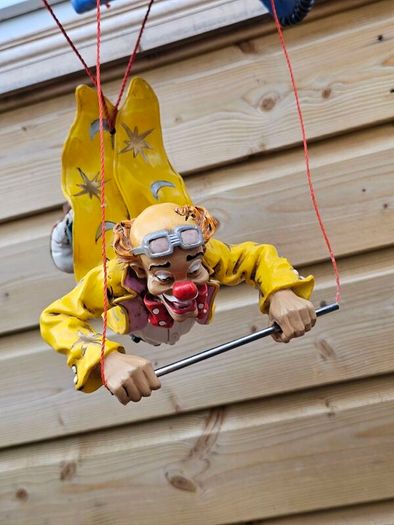 RARE Vintage  Collectible VERONESE 1997  Clown on a Glider Mobile