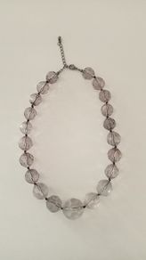 Clear-Beaded Necklace