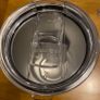 Big Frig 30 Oz BLKRFL Tumbler Black USA Machine Gun Image 6