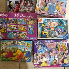 Puzzles and board game