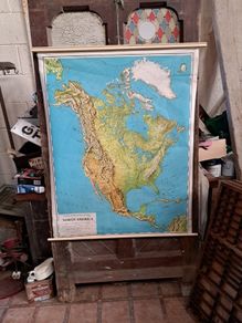 Vintage Map North America