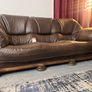 Real Leather Sofa Set Image 7