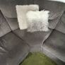 corner sofa grey recliner Image 4