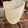 1980s Vintage Antique Brass Stylish 5 Arm Opaque Marble Effect Ceiling Lights Image 9