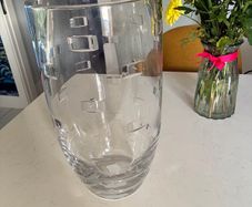 Waterford Crystal John Rocha Geo Pattern 14 Inch Vase
