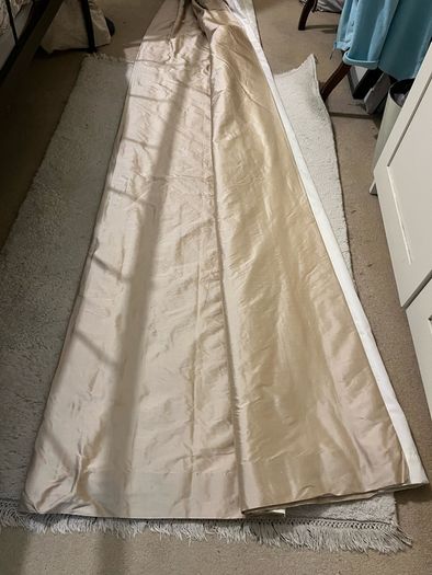 silk curtains