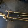Antique Brass Fireplace Companion Set Image 3