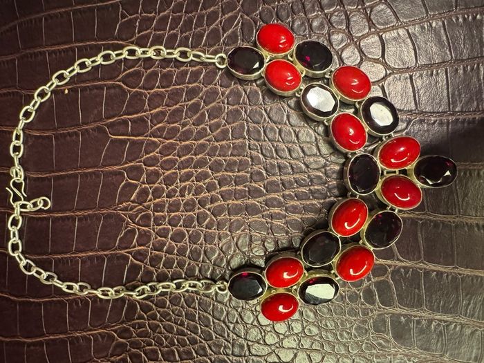 silver necklace