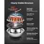 Bud Leaf Bowl Trimmer, 335 mm Manual Bud Trimmer, with Sharp Stainless Steel Blades, Visual Cutting, Wet & Dry Hydroponic Cutting Machine Image 2