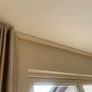 Wave fold curtain and slim line ceiling track Image 7