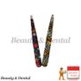 2PCS Professional Eyebrow tweezers Hair Beauty Slanted Stainless Steel Tweezer Image 3