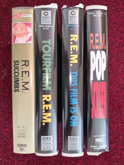 REM music vhs bundle.