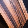 One piece of solid European Walnut, no glue, no joints. Hand-sanded and oiled with food-safe oi Image 3