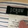 shirt j crew 100% cotton white striped shirt Image 9