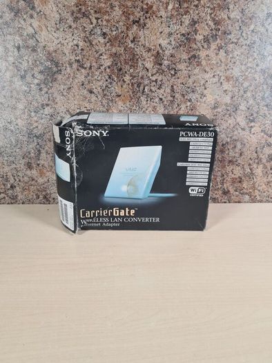 SONY CarrierGate PCWA-DE30 wireless lan converter Ethernet adapter 2.4Ghz BRAND NEW UNUSED