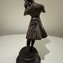 Art Nouveau Style Violinist Figure Image 6