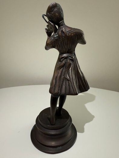 Art Nouveau Style Violinist Figure