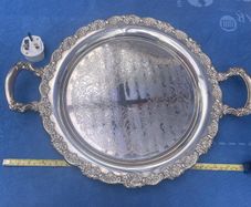 Silver Tray and cups