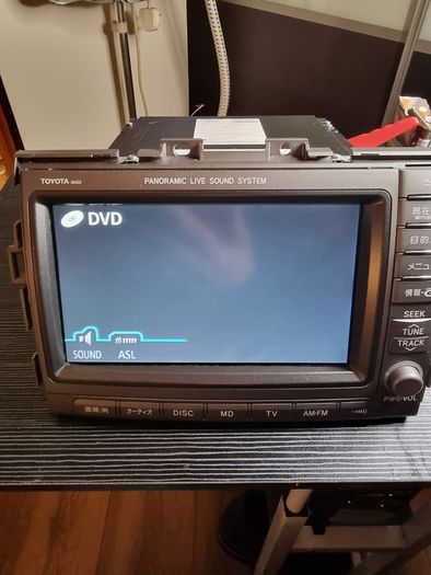 Toyota estima original japanese car stereo.