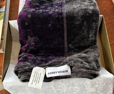 Gerry Weber Silk Blend ( Chenille Like ) New / Boxed Purple / Black / Grey / Charcoal