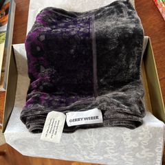Gerry Weber Silk Blend ( Chenille Like ) New / Boxed Purple / Black / Grey / Charcoal