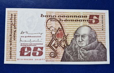 Ireland 5 Pound 1977 Banknote