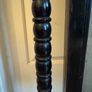 Large Late Victorian Bobbin-Turned Firescreen with Floral Needlepoint Image 5