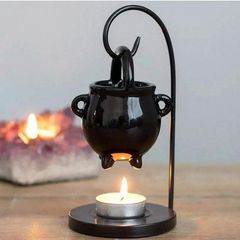 3in1 Set: Witchy Tea Light Holder & Aroma Oil Burner - unique gift