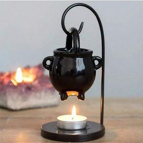 3in1 Set: Witchy Tea Light Holder & Aroma Oil Burner - unique gift