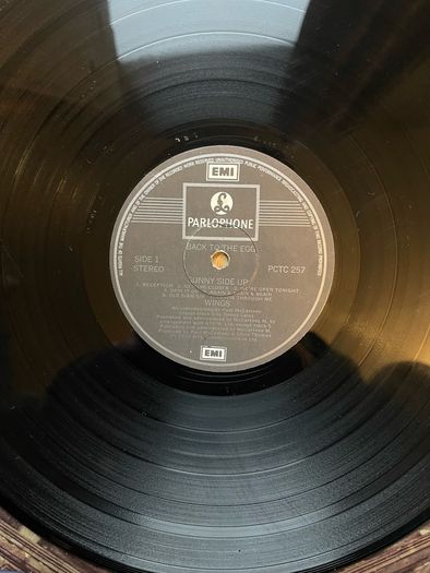 Paul Mc Cartney & Wings. Original 1979 Irish release of back to the egg with original inner sleeve in good + condition