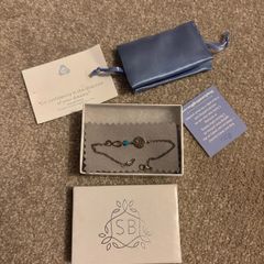 Brand New Something Blue Silver 925 Bracelet