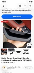 f25 bmw front driver side handle