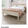 Cream / Oak Bed Frame Image 3