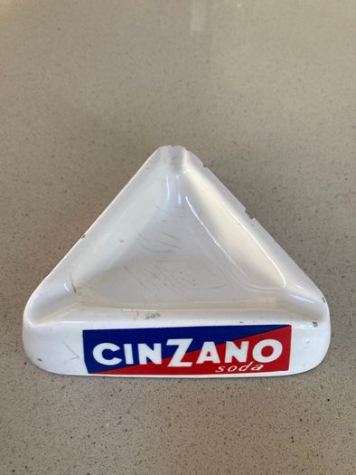 Cinzano Ashtray Ceramic Rare