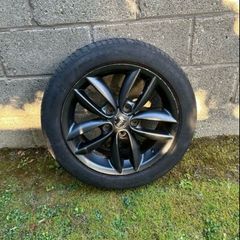 mini cooper alloy wheel with tyre