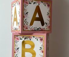 Baby Shower Baby Cubes/ Blocks