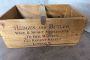 Vintage wooden Carrier box