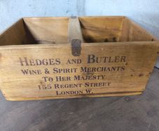 Vintage wooden Carrier box