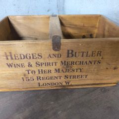 Vintage wooden Carrier box