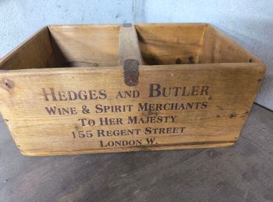Vintage wooden Carrier box